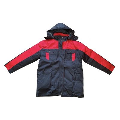 Zwart Lang van de de Kledingstukkenveiligheid van Kokerworkwear de Winterjasje
