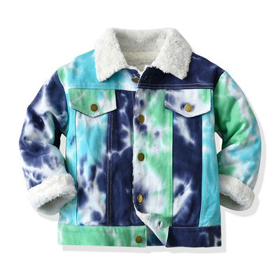 OEM van het Denimjasjes van het douaneborduurwerk het Jasje van het Jonge geitjeoutwear van de Meisjes van Jongens