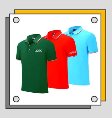 100% polyester van Katoenen Polo Quick Dry Collared Shirts Overhemdenmensen