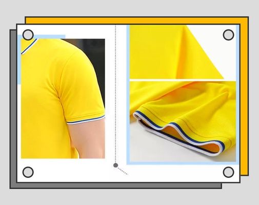 100% polyester van Katoenen Polo Quick Dry Collared Shirts Overhemdenmensen