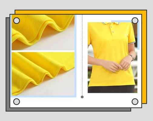 100% polyester van Katoenen Polo Quick Dry Collared Shirts Overhemdenmensen