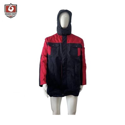 Zwart Lang van de de Kledingstukkenveiligheid van Kokerworkwear de Winterjasje