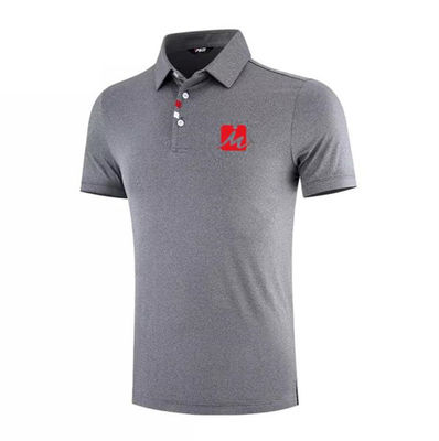 In te ademen Collared Polyester Polo Shirts Mens Golf Shirts Spandex Recyled