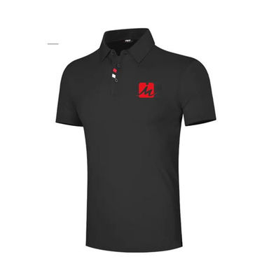 In te ademen Collared Polyester Polo Shirts Mens Golf Shirts Spandex Recyled