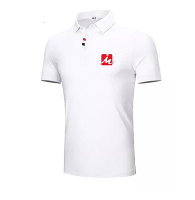 In te ademen Collared Polyester Polo Shirts Mens Golf Shirts Spandex Recyled