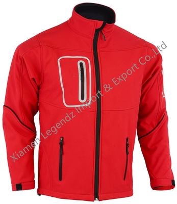 Mensen van het Espandex van de de Zakritssluiting van de Openlucht Waterdichte Jasje het Multijasje Met een kap van Softshell Warme
