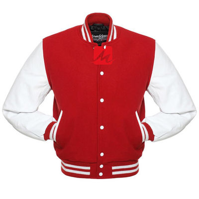Het in te ademen van de de Jasjesdouane van het Borduurwerkdenim van het de Kokerhonkbal Lange Jasje van Varsity