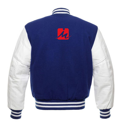 Het in te ademen van de de Jasjesdouane van het Borduurwerkdenim van het de Kokerhonkbal Lange Jasje van Varsity