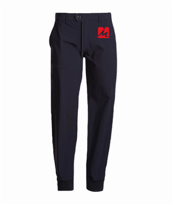 Het unisex-Rekgolf hijgt Lopende Jogger-Golfbroek Spandex Drawstring met Geribbeld