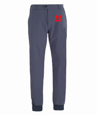 Het unisex-Rekgolf hijgt Lopende Jogger-Golfbroek Spandex Drawstring met Geribbeld