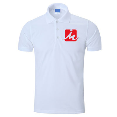 Polo Shirts van 240 GSM In te ademen Polo Shirts 100% Rayonpiqué Geborduurd Katoenen Mensen