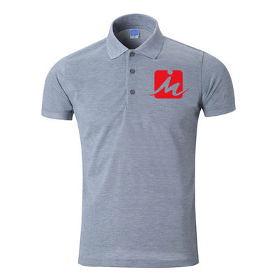 Polo Shirts van 240 GSM In te ademen Polo Shirts 100% Rayonpiqué Geborduurd Katoenen Mensen