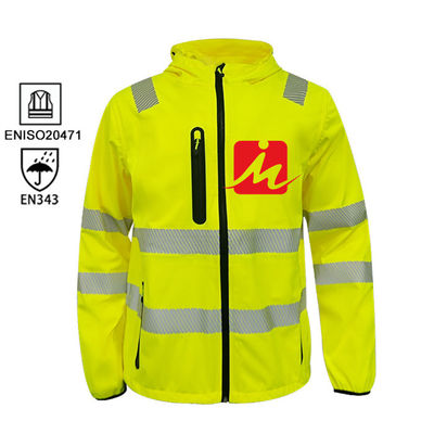 Waterdichte Hoge Zichtkledingstukken hallo Vis Uniform Reflective Work Jacket Workwear