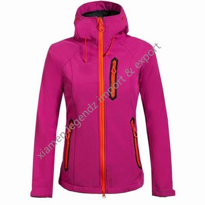 Functionele Waterdichte Softshell-de Vrouwenbovenkleding van de Jasjes Openlucht In te ademen Winter