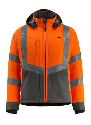 Van de kleuren weerspiegelende kleuren van het mensen softshell jasje de Fluorescente van de jasjes workwear softshell waterdichte jasjes