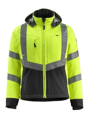 Van de kleuren weerspiegelende kleuren van het mensen softshell jasje de Fluorescente van de jasjes workwear softshell waterdichte jasjes