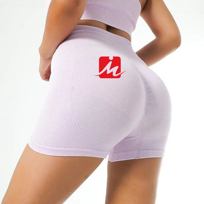 Dames 5-delige sportbeha en legging Naadloze geribbelde fitnesssets Sportkleding