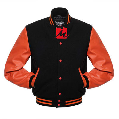 Het in te ademen van de de Jasjesdouane van het Borduurwerkdenim van het de Kokerhonkbal Lange Jasje van Varsity